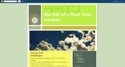 Desktop Screenshot of lifeasfirstyearteacher.blogspot.com