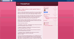 Desktop Screenshot of friendsfrontend.blogspot.com