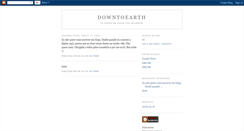 Desktop Screenshot of downtoearth.blogspot.com