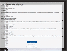 Tablet Screenshot of heroesdeltiempo.blogspot.com