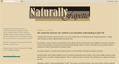 Desktop Screenshot of naturallyfayette.blogspot.com