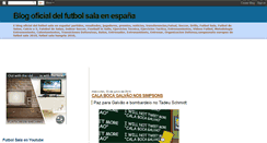 Desktop Screenshot of futbolsalaespana.blogspot.com