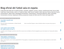 Tablet Screenshot of futbolsalaespana.blogspot.com