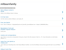 Tablet Screenshot of milbournfamily.blogspot.com