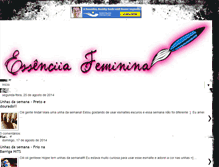 Tablet Screenshot of essenciiafeminina.blogspot.com