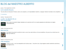 Tablet Screenshot of elmaestroalberto.blogspot.com