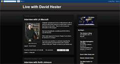 Desktop Screenshot of livewithdavidhester.blogspot.com