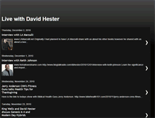 Tablet Screenshot of livewithdavidhester.blogspot.com