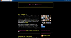 Desktop Screenshot of glasskanvas.blogspot.com