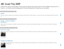 Tablet Screenshot of jbcisraeltrip.blogspot.com