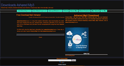 Desktop Screenshot of 4shared-mp3e.blogspot.com