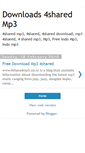 Mobile Screenshot of 4shared-mp3e.blogspot.com