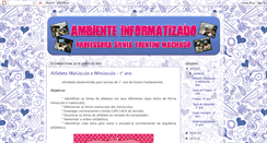 Desktop Screenshot of ambienteinformatizadoprofsilvia.blogspot.com