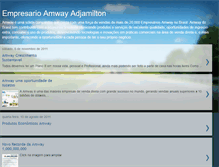 Tablet Screenshot of empresarioamwayadjamilton.blogspot.com
