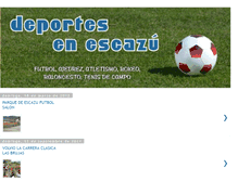 Tablet Screenshot of deportesenescazu.blogspot.com