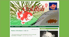 Desktop Screenshot of goldfishartquatics.blogspot.com