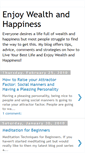 Mobile Screenshot of enjoywealthandhappiness.blogspot.com