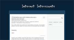 Desktop Screenshot of internetinteressante.blogspot.com