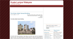 Desktop Screenshot of kuala--lumpur.blogspot.com