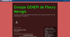 Desktop Screenshot of genepifleury.blogspot.com