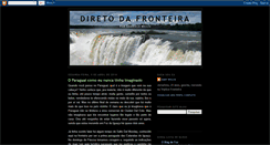 Desktop Screenshot of diretodafronteira.blogspot.com