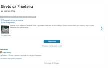 Tablet Screenshot of diretodafronteira.blogspot.com