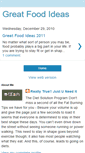 Mobile Screenshot of greatfoodideas2011.blogspot.com