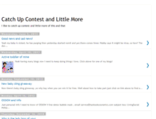 Tablet Screenshot of catchupcontest.blogspot.com