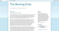 Desktop Screenshot of burningends.blogspot.com