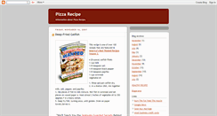 Desktop Screenshot of pizzarecipe.blogspot.com