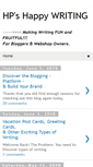 Mobile Screenshot of hpshappywriting2.blogspot.com