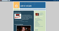 Desktop Screenshot of jubiornotjubi.blogspot.com