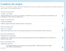 Tablet Screenshot of lenguamontesol.blogspot.com