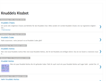 Tablet Screenshot of knuddels-kissbot.blogspot.com