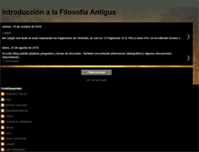 Tablet Screenshot of introfilosofiaantigua.blogspot.com