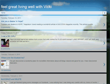Tablet Screenshot of feelgreatlivingwell.blogspot.com