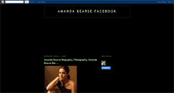 Desktop Screenshot of amanda-bearse-facebook.blogspot.com