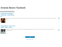 Tablet Screenshot of amanda-bearse-facebook.blogspot.com