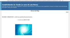 Desktop Screenshot of condividendointondo.blogspot.com