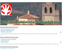 Tablet Screenshot of partidoandalucistaguadalcanal.blogspot.com