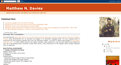 Desktop Screenshot of matthewndavies.blogspot.com