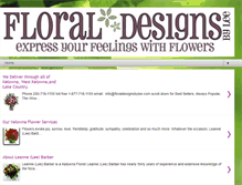 Tablet Screenshot of floraldesignsbylee.blogspot.com