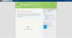 Desktop Screenshot of animacion2d3d.blogspot.com