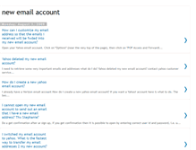 Tablet Screenshot of new-email-account.blogspot.com