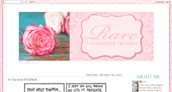 Desktop Screenshot of myrareandbeautifultreasures.blogspot.com