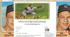 Desktop Screenshot of forcardssake.blogspot.com