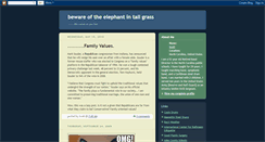 Desktop Screenshot of bewareoftheelephantintallgrass.blogspot.com