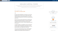 Desktop Screenshot of gellercapitalviews.blogspot.com