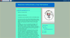 Desktop Screenshot of institucionalesycooperacionunaf.blogspot.com