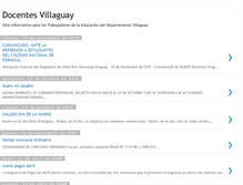 Tablet Screenshot of docentesvillaguay.blogspot.com